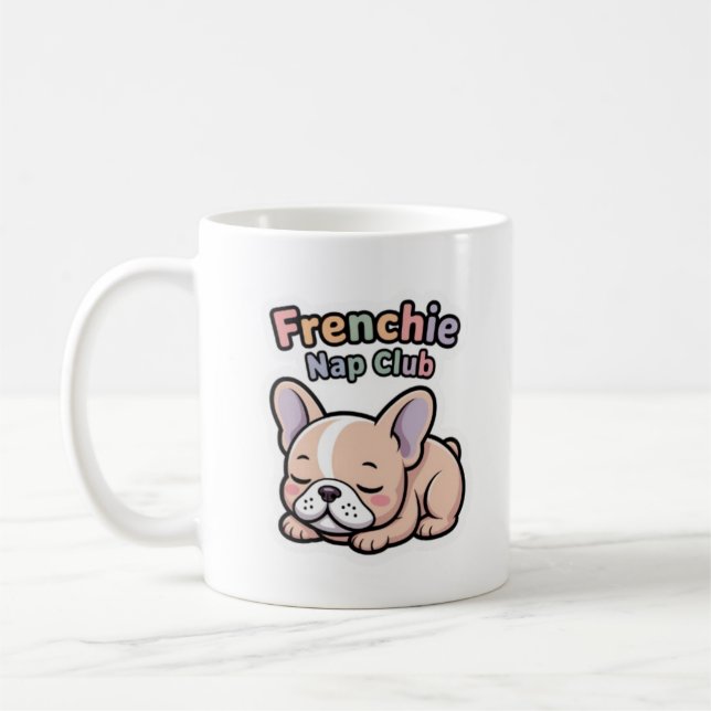 Caneca De Café Frenchie Nap Club Cute Sleeping French Cofee (Esquerda)