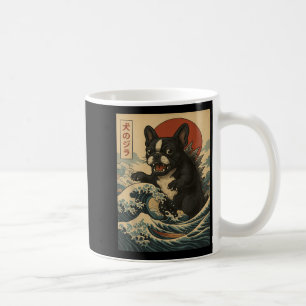 Caneca De Café Frenchzilla Japonês Retro Wave Monster Buldog