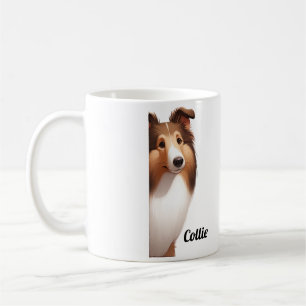 Caneca De Café Frendily Collie Dog