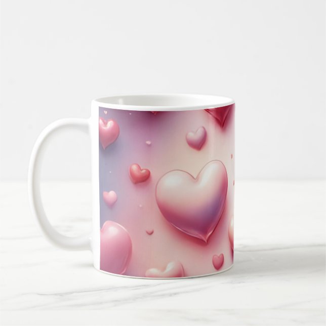 Caneca De Café Frenesi do Coração (Esquerda)