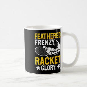 Caneca De Café Frenesi Empenado, Glória da Raquete! Jogador de Ba