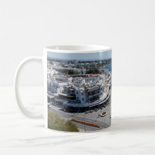 Caneca De Café Frente do Mar de Paphos por drone