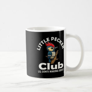 Caneca De Café Frente E Trás Do Clube Pecker