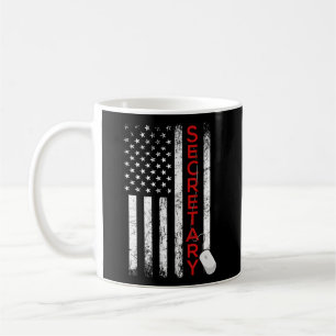 Caneca De Café Frente O de Apreciação do Secretário de Esquadrão