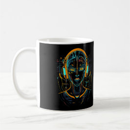 Caneca De Café Frequência Neural