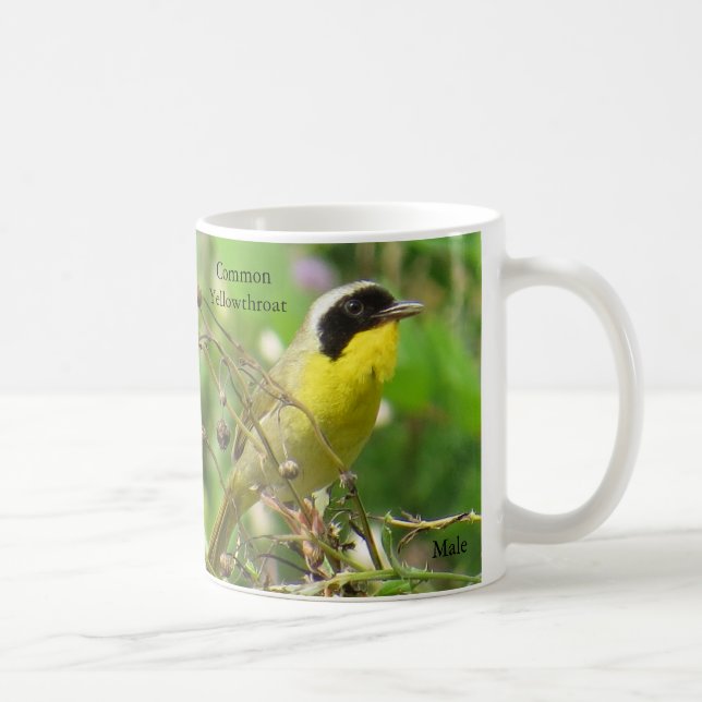 Caneca De Café Frequentes Amarelos Mug por BirdingCollectibles (Direita)