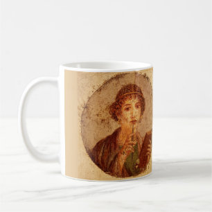 Caneca De Café Fresco de Sappho em Pompeia
