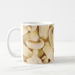 Caneca De Café Fresh Sliced Mushrooms