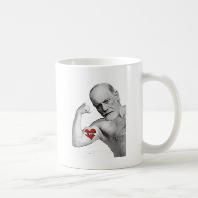 Caneca De Café Freud ama sua mãe (Direita)