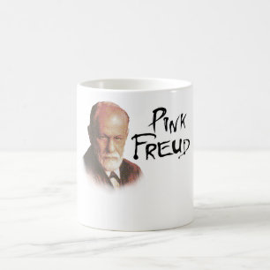 Caneca De Café Freud cor-de-rosa