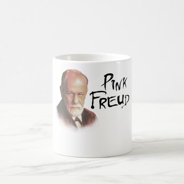 Caneca De Café Freud cor-de-rosa (Centro)