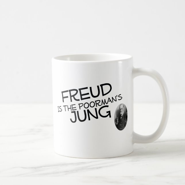 Caneca De Café Freud é o Jung do Poorman (Direita)