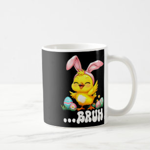 Caneca De Café Fria Garota Dabbing Feliz Dia de Páscoa Ovos Menin