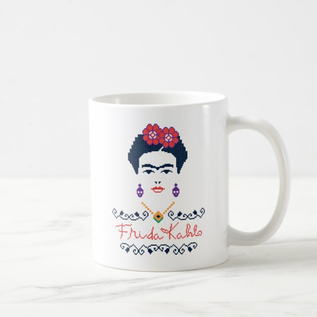 Caneca De Café Frida Kahlo | Viva México (Direita)