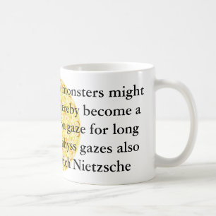 Caneca De Café Friedrich Nietzsche - cotação profunda