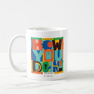 Caneca De Café FRIENDS™ Como Você Está - Gráfico Vibrante