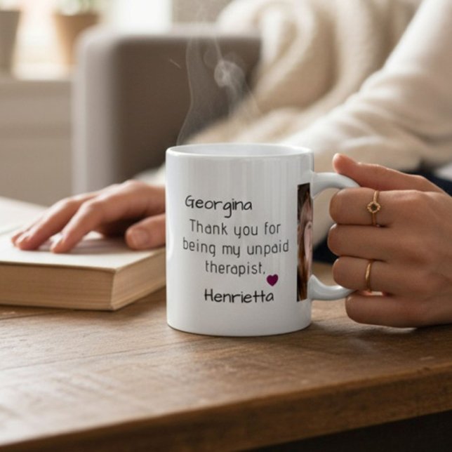 Caneca De Café friends gift thank you for being my therapist (Criador carregado)