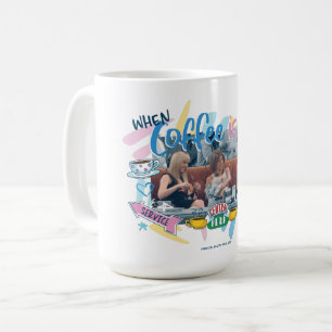 Caneca De Café FRIENDS™ Quando o Café é Vida