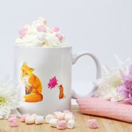 Caneca De Café Friendship Fox and Mouse
