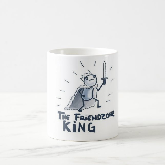Caneca De Café Friendzone King (Centro)