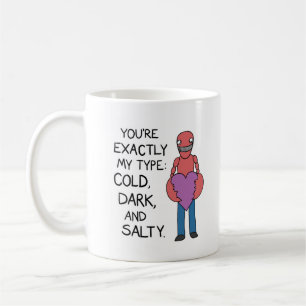 Caneca De Café Frio, Escuro e Salgado