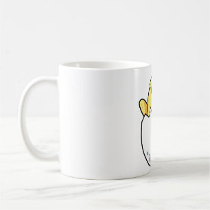 Caneca De Café Frio Pintinho Amarelo No Ovo