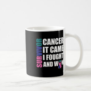 Caneca De Café Friso de Cancer de Luta do cancer 16