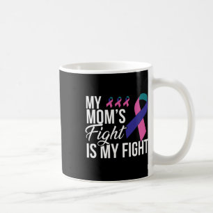 Caneca De Café Friso do Cancer de Luta do cancer 18
