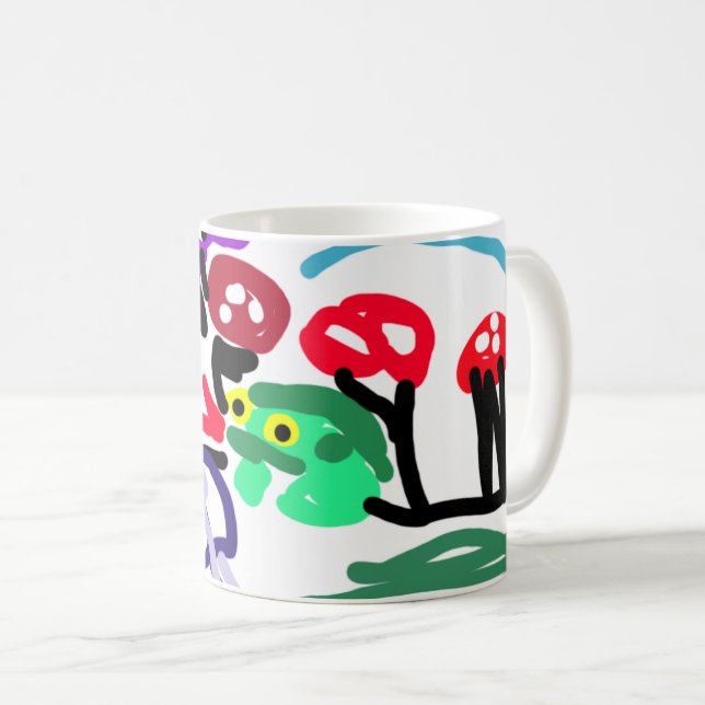 Caneca De Café Frog love  (Frente Esquerda)