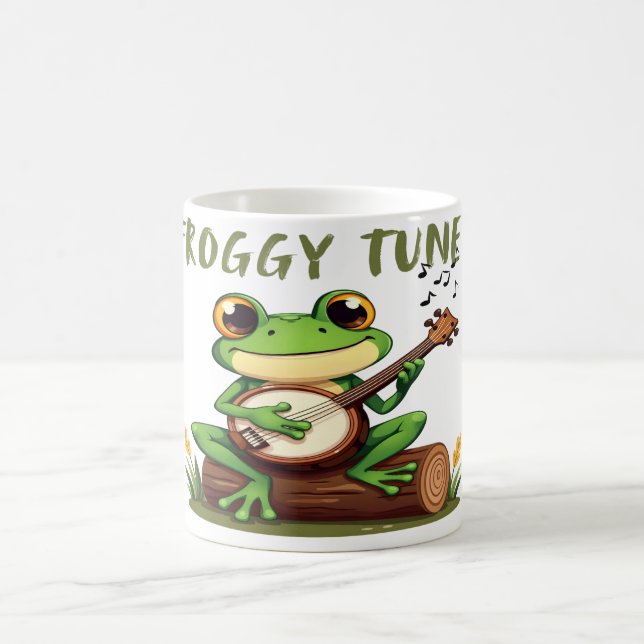 Caneca De Café Froggy Tunes (Centro)