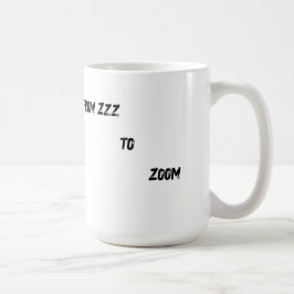 Caneca De Café From Zzz to Zoom" T-Shirt - Coffee Mug Face 