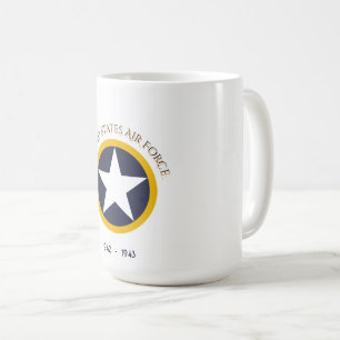 Caneca De Café Fronteira das Forças Armadas dos EUA 1942 - 1943