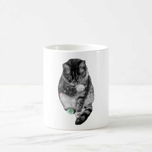 Caneca De Café Frosted Paw Holiday Mug (Centro)