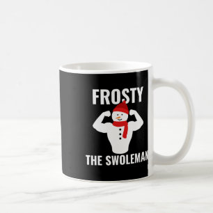 Caneca De Café Frosty The Swoleman Snowman Workout Natal