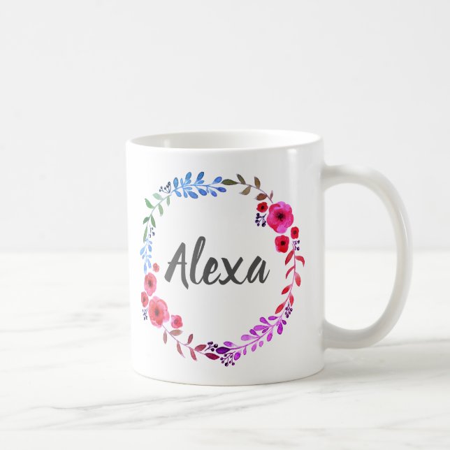 Caneca De Café Frota Botânica Personalizada Bright (Direita)