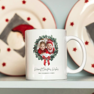 Caneca De Café Frota de Natal Personalizada com Foto e Nome