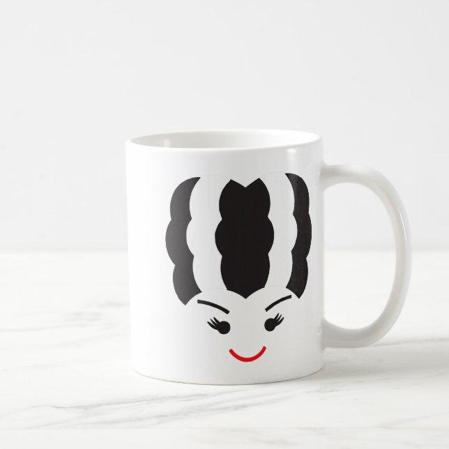 Caneca De Café Frouxa da Noiva de Frankenstein Fantasia de Hallow (Direita)
