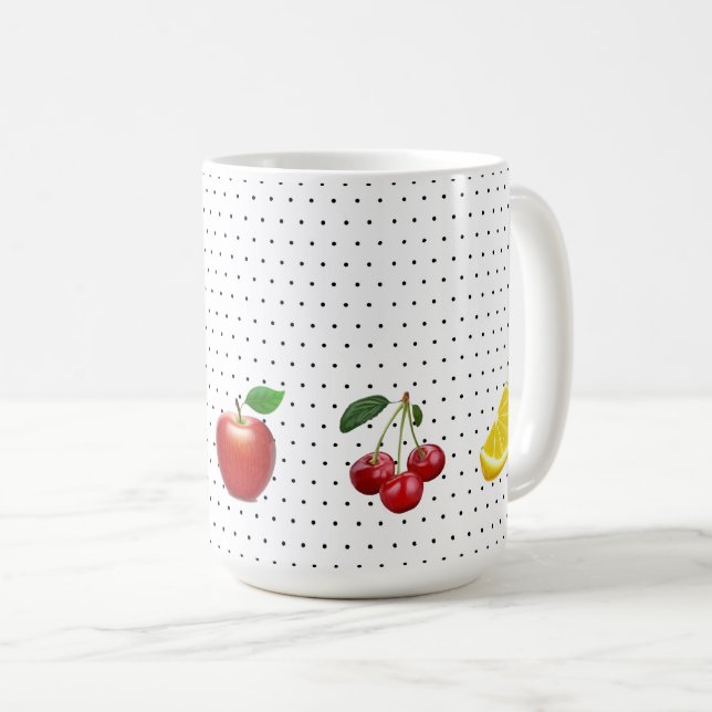 Caneca De Café Fruit (Frente Esquerda)