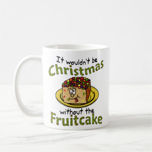 Caneca De Café Fruitcake engraçado dos desenhos animados do Nata