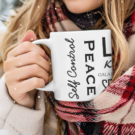 Caneca De Café Fruta Cristã Do Espírito, Galatianos 5:22-23