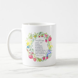 Caneca De Café Fruta Da Trabalho de arte De Aquarela Espirituosa