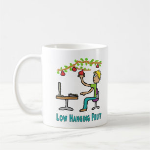 Caneca De Café Fruta de mão baixa