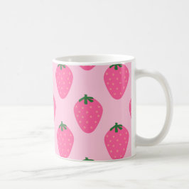 Caneca De Café Fruta de morango giro