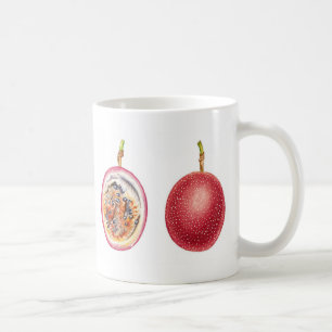 Caneca De Café Fruta de paixão vermelha de Lilikoi