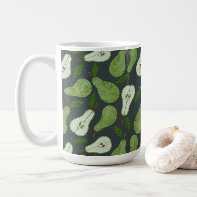 Caneca De Café Fruta de Pera de Pomar (Com Donut)