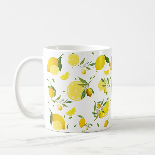 Caneca De Café FRUTA DE VERÃO DO CICLO TROPÓPICO LÍNGULOS de lara (Esquerda)