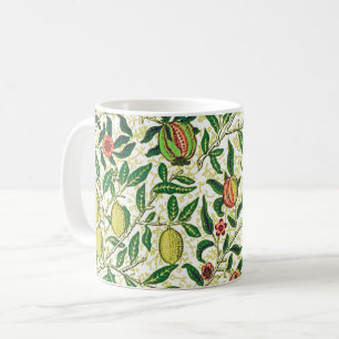 Caneca De Café Fruta Exótica William Morris, Amarelo-limão