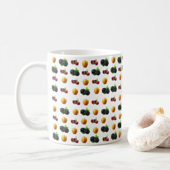 Caneca De Café Fruta Salad Mug (Com Donut)