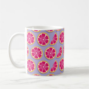 Caneca De Café Fruta sem soldadura, fatias de toranja com sha