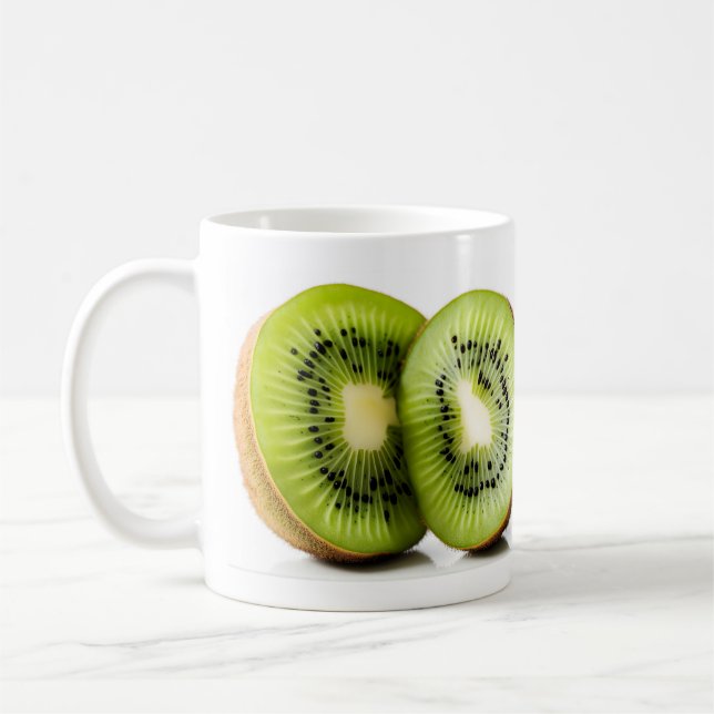 Caneca De Café Fruta verde kiwi (Esquerda)